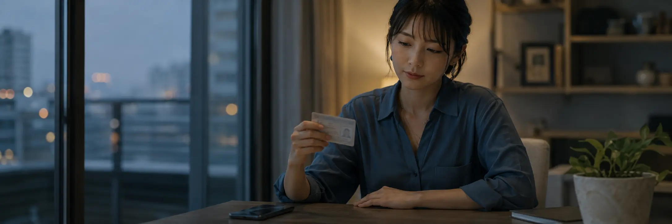 オナ電の相手探しの法的リスクを確認する日本人女性のイメージ