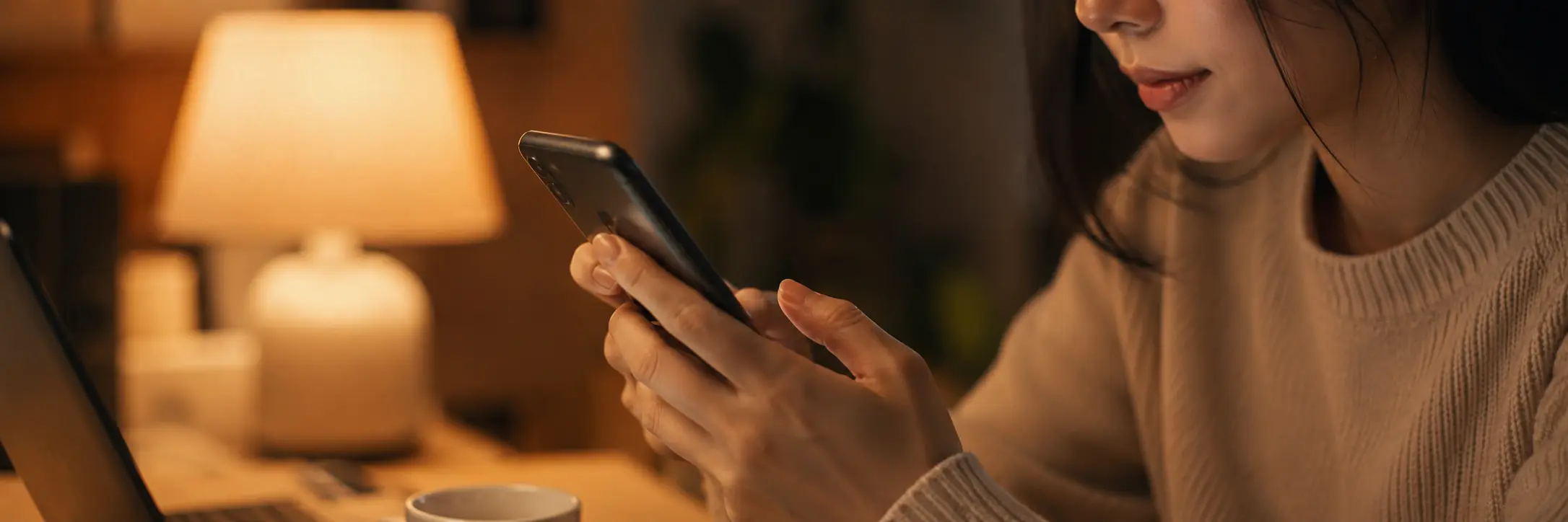 オナ電の相手に選ばれるプロフィールを作る日本人女性のイメージ
